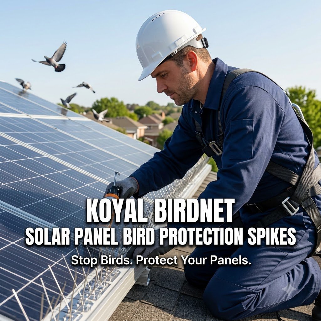 Solar Panel Bird Protection Spikes