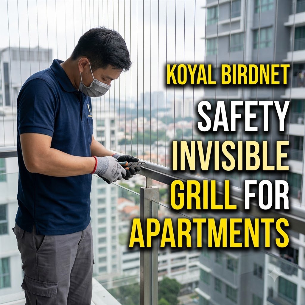 Safety Invisible Grill for Apartments